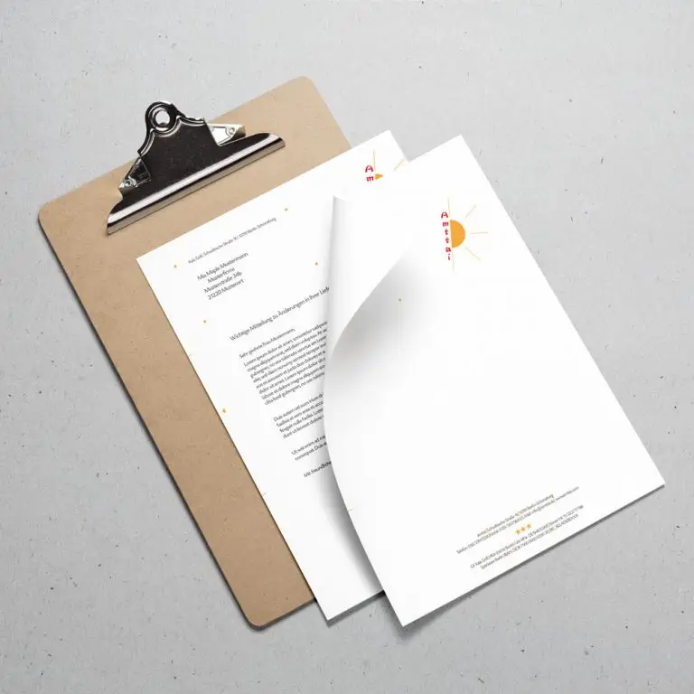 Briefpapier Restaurant