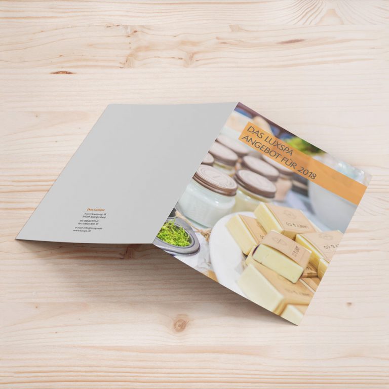 1 Bruch Falz Flyer